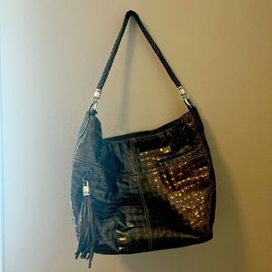 Brighton Metallic bronze oversized purse